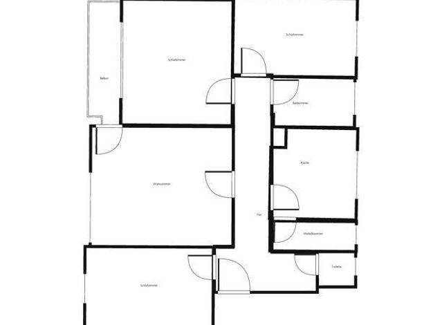 Wohnung zur Miete 712 € 4 Zimmer 82,7 m² 2. Geschoss frei ab 12.03.2026 Schlesische Str. 8 Dodesheide Osnabrück 49088
