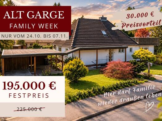 Einfamilienhaus zum Kauf 195.000 € 5,5 Zimmer 136,8 m² 1.083 m² Grundstück Alt Garge Bleckede 21354