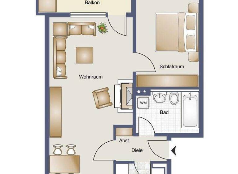 Wohnung zum Kauf 139.000 € 2 Zimmer 64 m² 1. Geschoss Hermges Mönchengladbach 41065