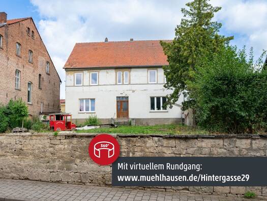 Haus zum Kauf provisionsfrei 13 Zimmer 275 m² 640 m² Grundstück frei ab sofort Hintergasse 29 Grabe Weinbergen 99998