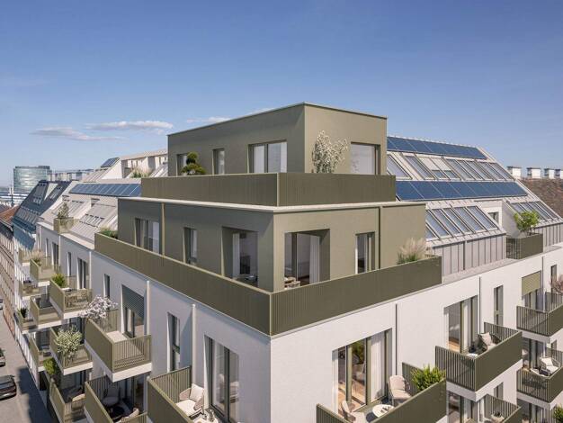 Wohnung zum Kauf - Erstbezug 330.000 € 2 Zimmer 42 m² 3. Geschoss Wien 1120