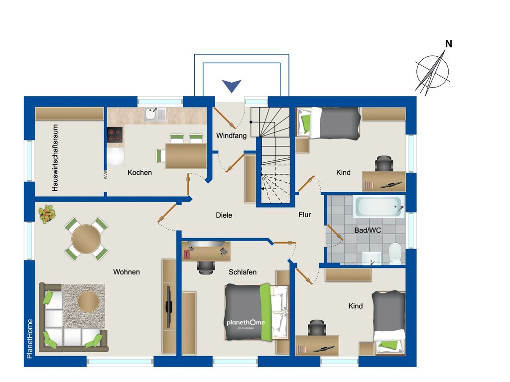 Mehrfamilienhaus zum Kauf 470.000 € 7 Zimmer 192 m²<br/>Wohnfläche 703 m²<br/>Grundstück Waren Waren 17192