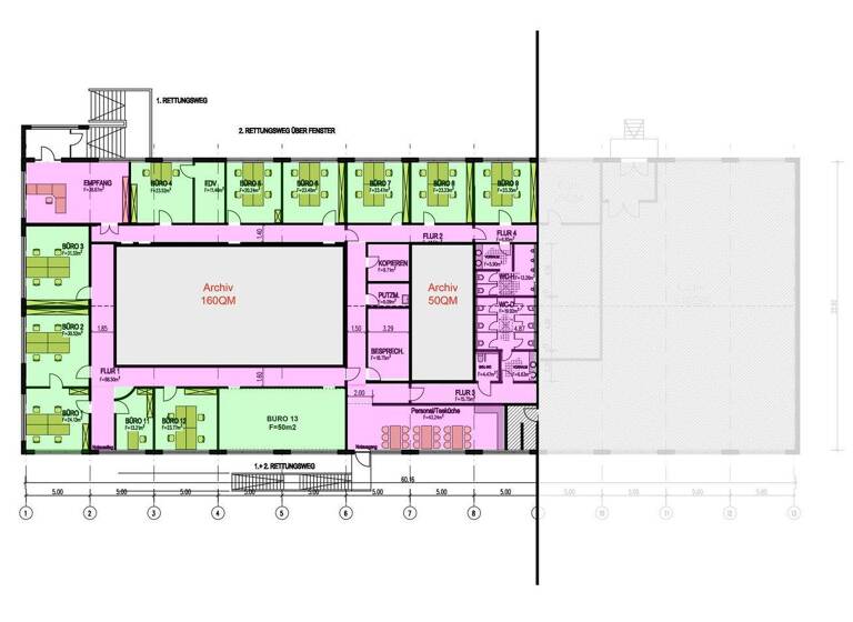 Büro zur Miete 4.500 € 840 m² Bürofläche Braunshausen Nonnweiler 66620