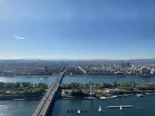 Penthouse zur Miete - Erstbezug 8.110 € 5 Zimmer 255,4 m² 51. Geschoss frei ab 01.11.2026 Donau-City-Straße Wien 1220