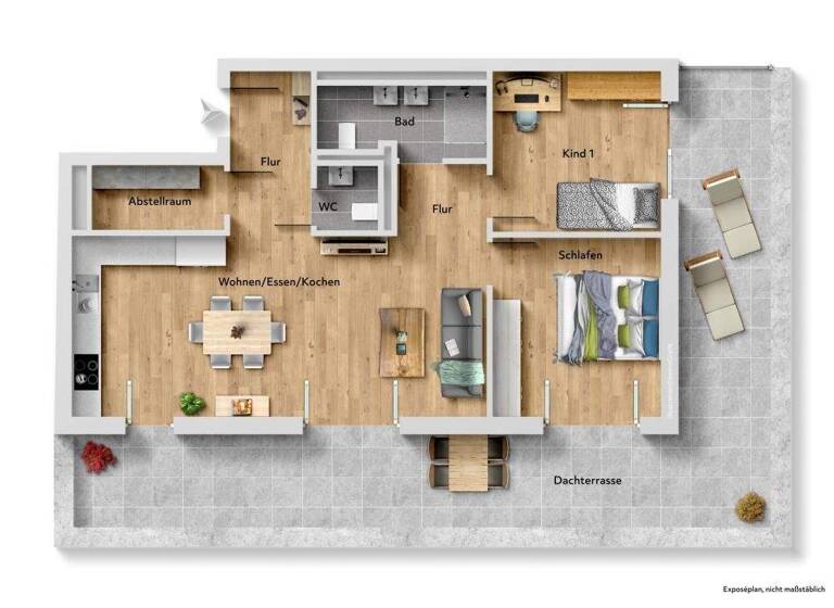 Wohnung zur Miete 1.500 € 3 Zimmer 95 m² frei ab sofort Stadtmitte Esslingen am Neckar 73728
