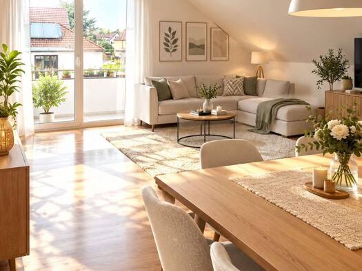 Wohnung zur Miete 790 € 2 Zimmer 61 m² Geschoss 2/2 frei ab sofort Eigenes Heim Fürth 90766