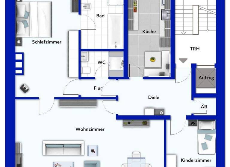 Wohnung zum Kauf 1.490.000 € 3 Zimmer 143 m² frei ab sofort Carlstadt Düsseldorf 40213
