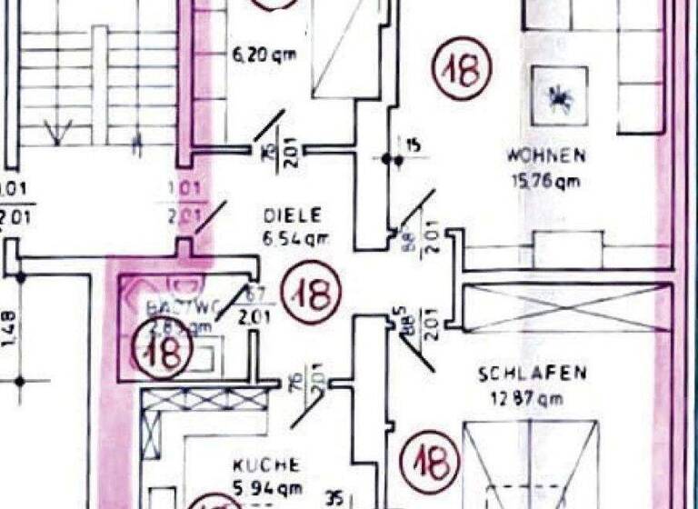 Wohnung zum Kauf provisionsfrei 79.000 € 3,5 Zimmer 50,2 m² 4. Geschoss Wanne-Süd Herne 44652