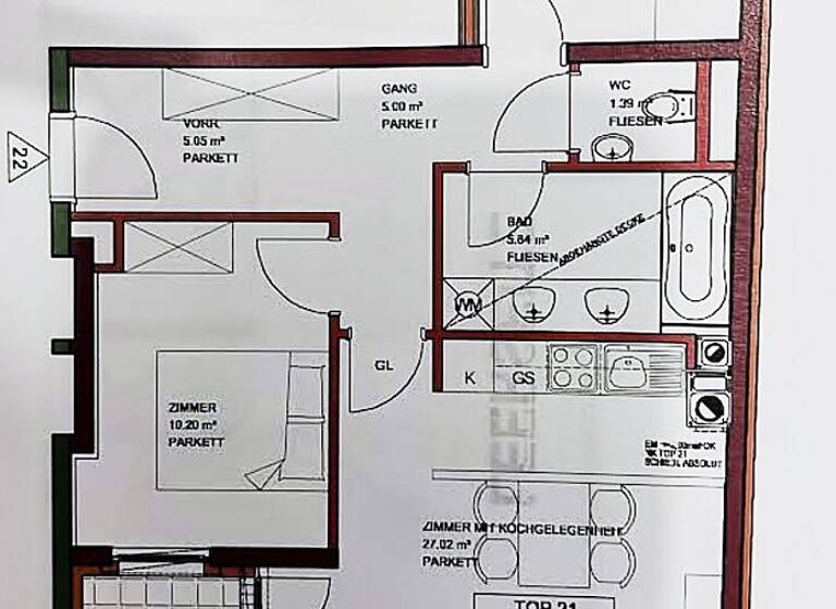 WG-Zimmer zum Kauf 519.000 € 3 Zimmer 64,4 m² 5. Geschoss Weyringergasse 38 Wien 1040