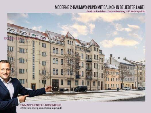 Wohnung zur Miete 750 € 2 Zimmer 64,9 m² 4. Geschoss frei ab 01.04.2026 Eutritzsch Leipzig 04129