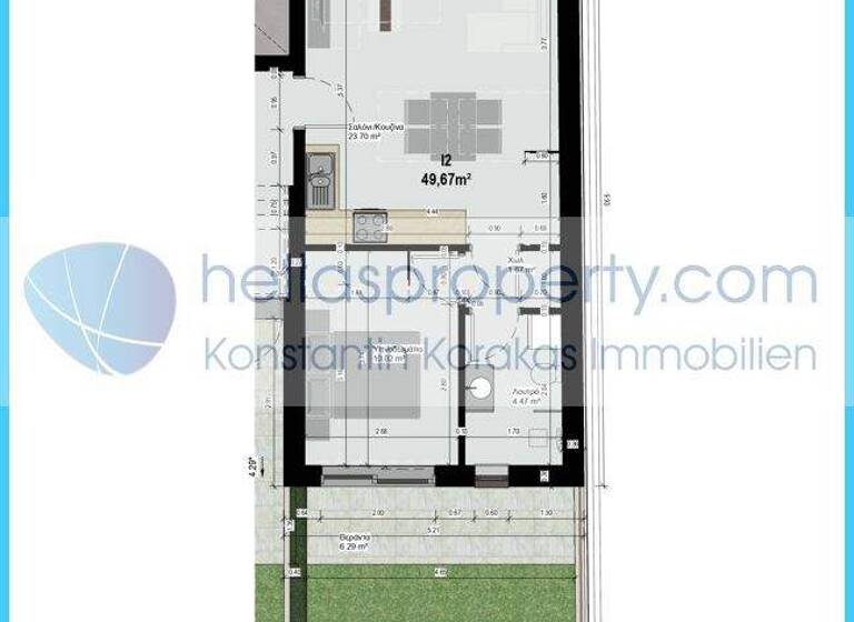 Wohnung zum Kauf 140.000 € 2 Zimmer 49,7 m² 1. Geschoss Omirou 1 Nafplio 21100