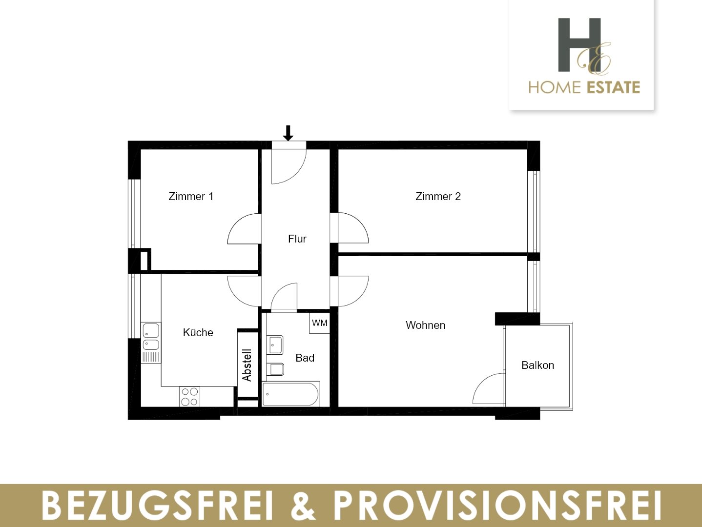 Wohnung zum Kauf provisionsfrei 300.000 € 3 Zimmer 80 m²<br/>Wohnfläche 1.<br/>Geschoss ab sofort<br/>Verfügbarkeit An den Eichen 3 Ruhlsdorf Teltow 14513