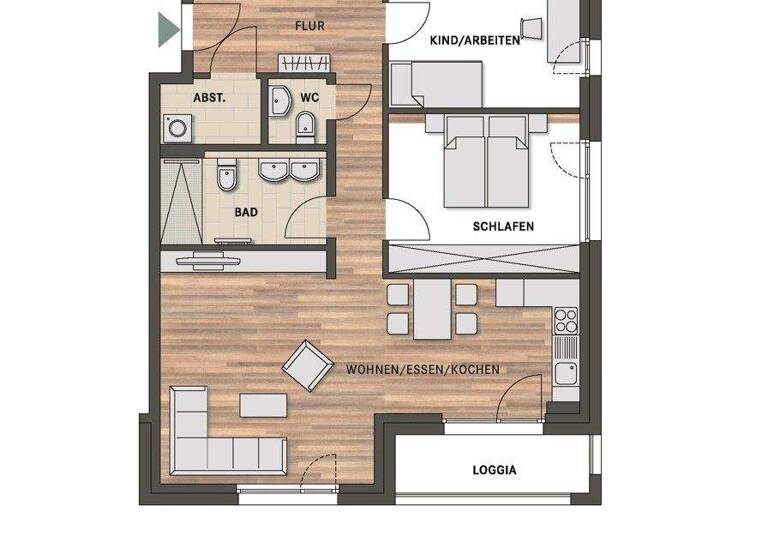 Wohnung zur Miete 1.005 € 3 Zimmer 83,8 m² EG frei ab 01.05.2026 Villingen Villingen-Schwenningen 78048