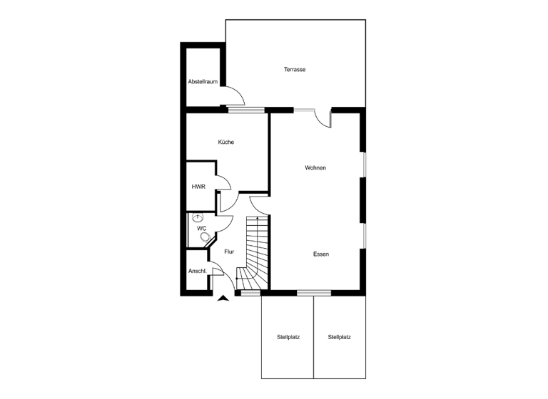 Doppelhaushälfte zum Kauf 285.000 € 4 Zimmer 113 m² 253 m² Grundstück frei ab sofort Oetinghausen Hiddenhausen 32120
