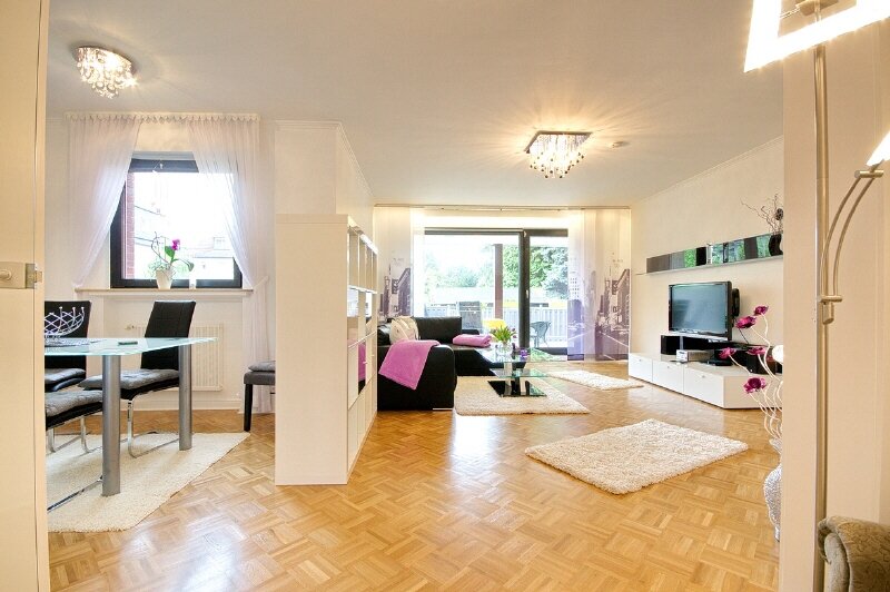 Wohnung zur Miete Wohnen auf Zeit 1.600 € 3 Zimmer 104 m²<br/>Wohnfläche ab sofort<br/>Verfügbarkeit Karnap Essen 45329