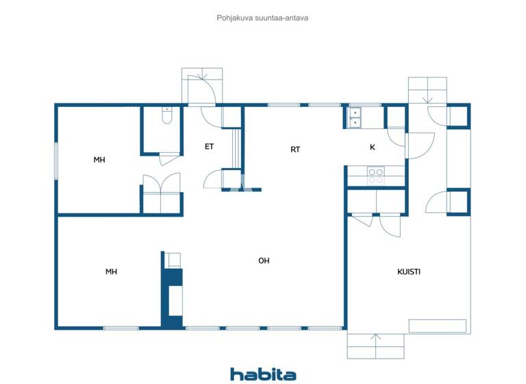 Haus zum Kauf 89.000 € 3 Zimmer 56 m² 2.060 m² Grundstück Palosenpolku 75 B Toivakka 41660