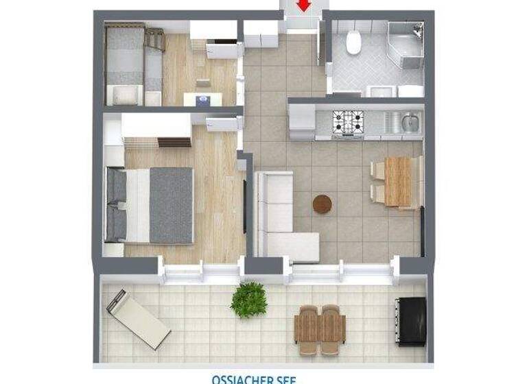 Wohnung zum Kauf 369.000 € 3 Zimmer 40 m² Steindorf am Ossiacher See 9551