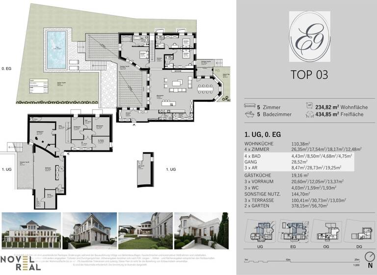 Villa zum Kauf - Erstbezug 7.494.790 € 5,5 Zimmer 440,6 m² Wien 1220