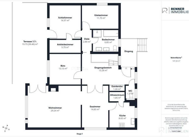 Einfamilienhaus zum Kauf 850.000 € 9 Zimmer 258 m² 1.171 m² Grundstück Höchstadt Höchstadt an der Aisch 91315