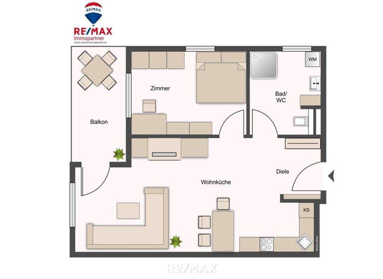 Wohnung zum Kauf 382.000 € 2 Zimmer 44 m² 2. Geschoss Innsbruck 6020