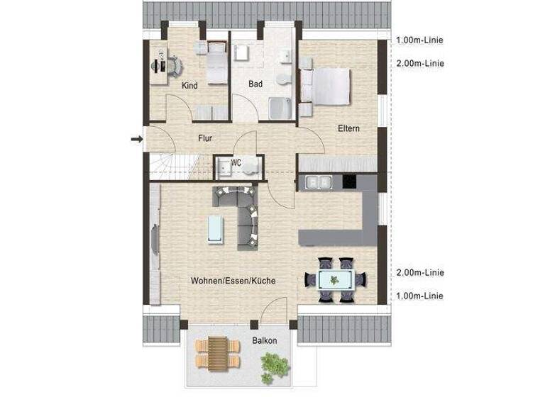 Maisonette zum Kauf 599.000 € 4 Zimmer 121,1 m² Hochdorf 73269