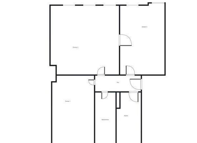 Wohnung zur Miete 528 € 3 Zimmer 58,7 m² 1. Geschoss frei ab 08.03.2026 Heegermühler Str. 16d Eberswalde 16225