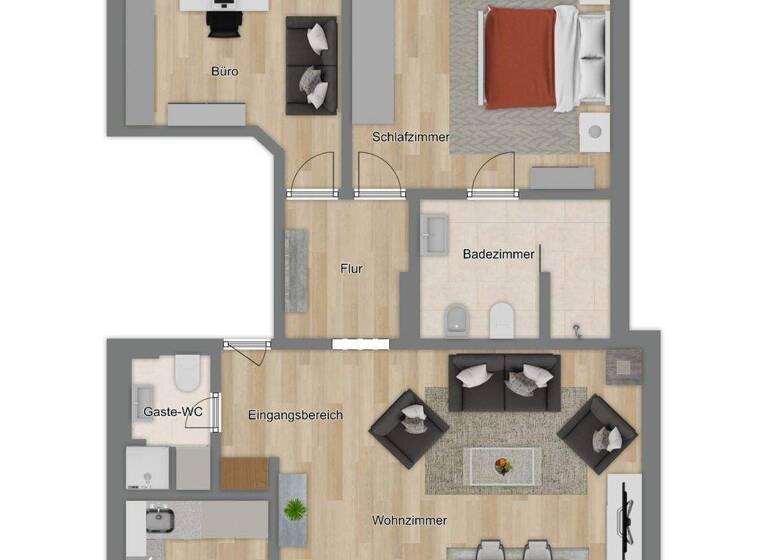 Wohnung zum Kauf 840.000 € 3 Zimmer 104 m² 1. Geschoss Oberkassel Düsseldorf / Oberkassel 40545