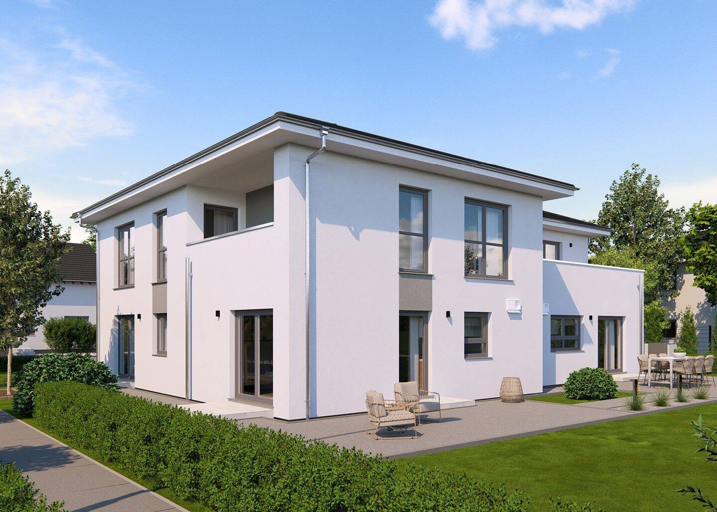 Immobilie in Dautmergen - Mehrfamilien Stadtoase mit Penthouse und Walmdach - massa machts möglich - Bild 1