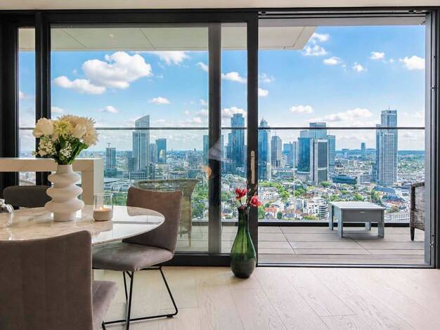 Wohnung zum Kauf 849.000 € 2 Zimmer 52,3 m² 32. Geschoss Westend-Süd Innenstadt II 60325