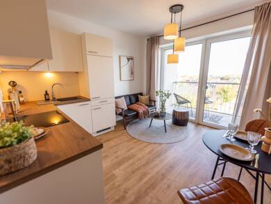 Wohnung zur Miete 504 € 1,5 Zimmer 31,5 m² 7. Geschoss Leipziger Straße 12 Spremberger Vorstadt Cottbus 03048