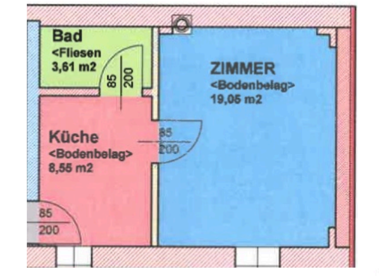 Wohnung zur Miete 524 € 1 Zimmer 29,1 m² EG St. Ruprecht Klagenfurt am Wörthersee 9020