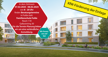 Terrassenwohnung zum Kauf provisionsfrei 90.500 € 4 Zimmer 83,9 m² EG frei ab sofort Nordend Fulda 36037