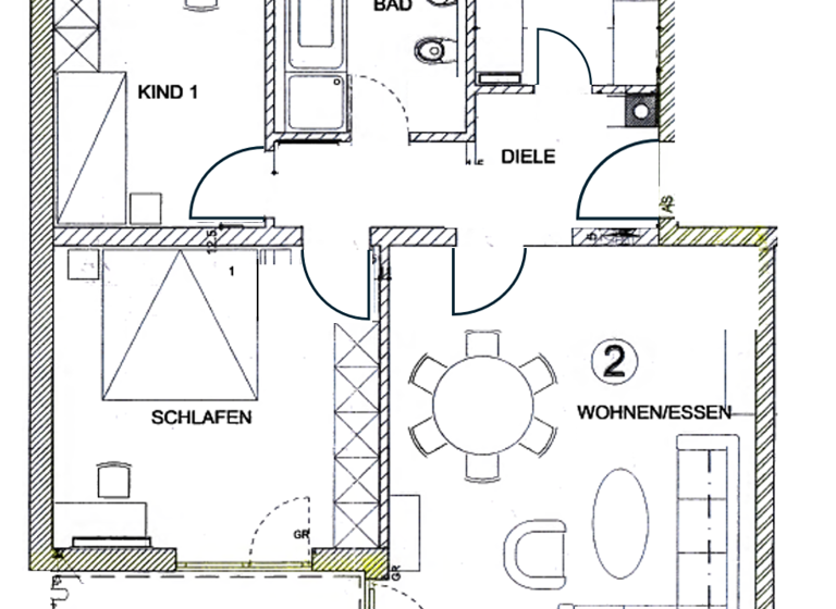 Terrassenwohnung zur Miete 750 € 3 Zimmer 77 m² frei ab 01.05.2026 Bahnhofstraße 1 b Frickingen 88699
