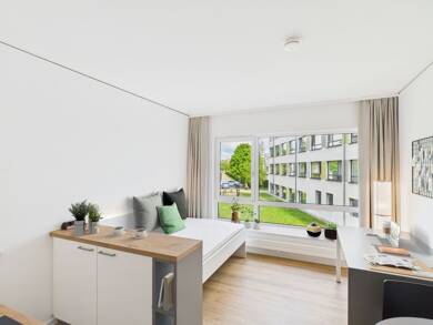 Wohnung zur Miete Wohnen auf Zeit 625 € 2 Zimmer 24,6 m² frei ab 01.09.2025 Altenhöferallee 30 Kalbach-Riedberg Frankfurt am Main 60438
