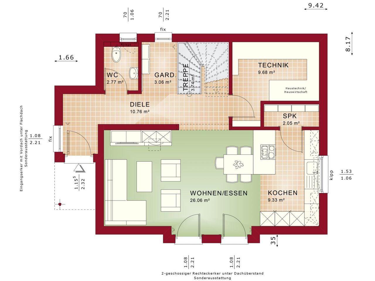 Haus zum Kauf 492.298 € 5 Zimmer 149 m²<br/>Wohnfläche 551 m²<br/>Grundstück Suderwick Bocholt 46399