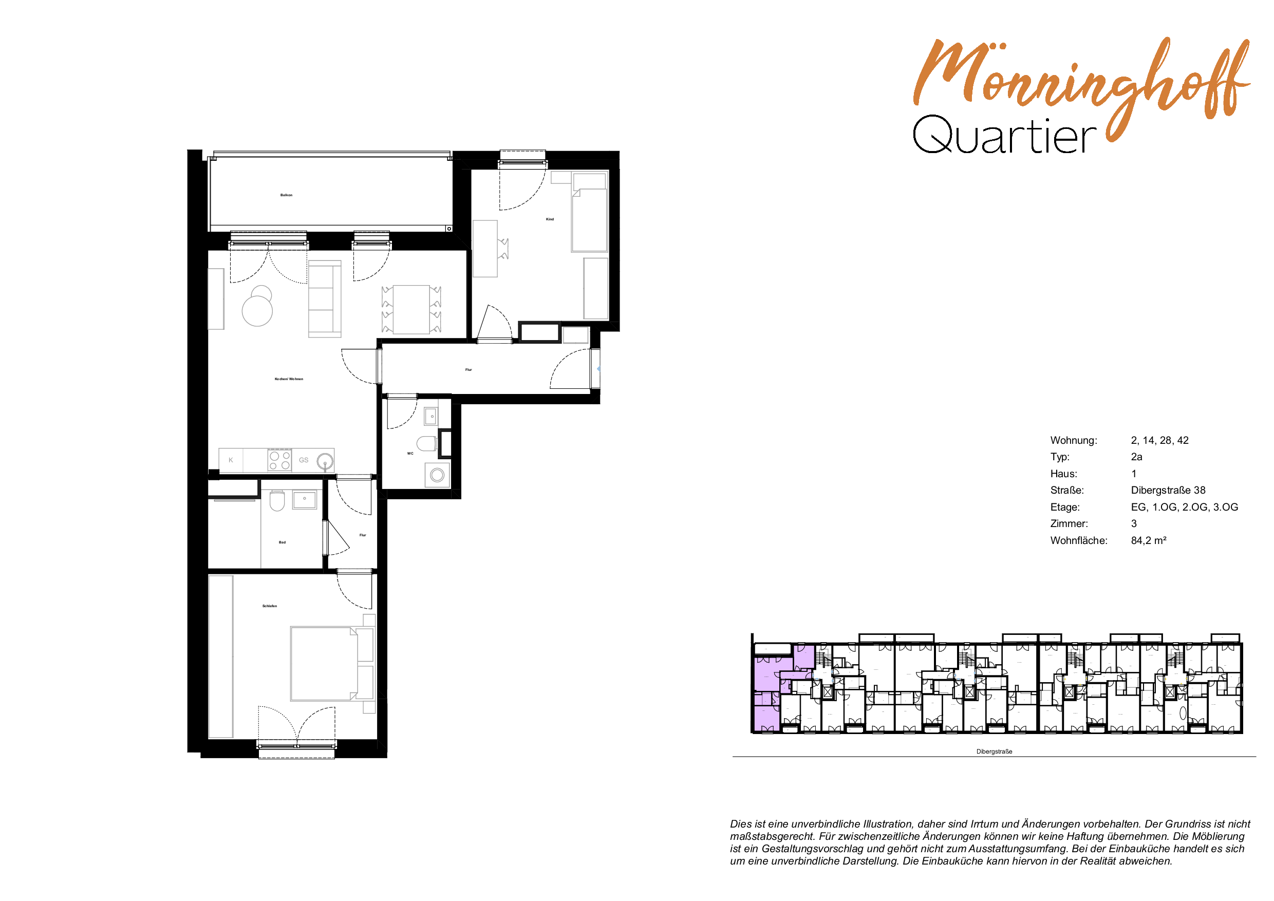 Wohnung zur Miete 1.165 € 3 Zimmer 91 m²<br/>Wohnfläche EG<br/>Geschoss Dibergstraße 38 Südinnenstadt Bochum 44789