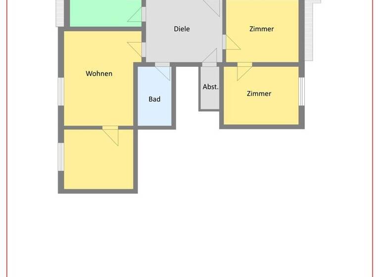 Wohnung zum Kauf 279.000 € 4 Zimmer 98 m²<br/>Wohnfläche 1.<br/>Geschoss Frickenfelden Gunzenhausen 91710