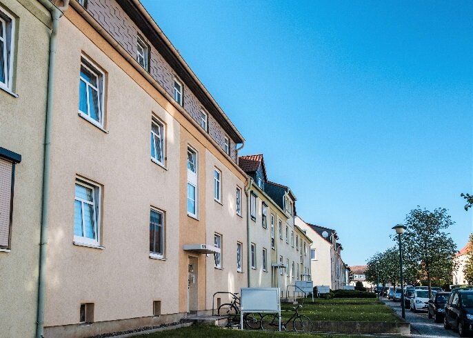 Wohnung zur Miete 275 € 2 Zimmer 47,3 m²<br/>Wohnfläche 1.<br/>Geschoss Brockenstraße 11 Oschersleben Oschersleben 39387