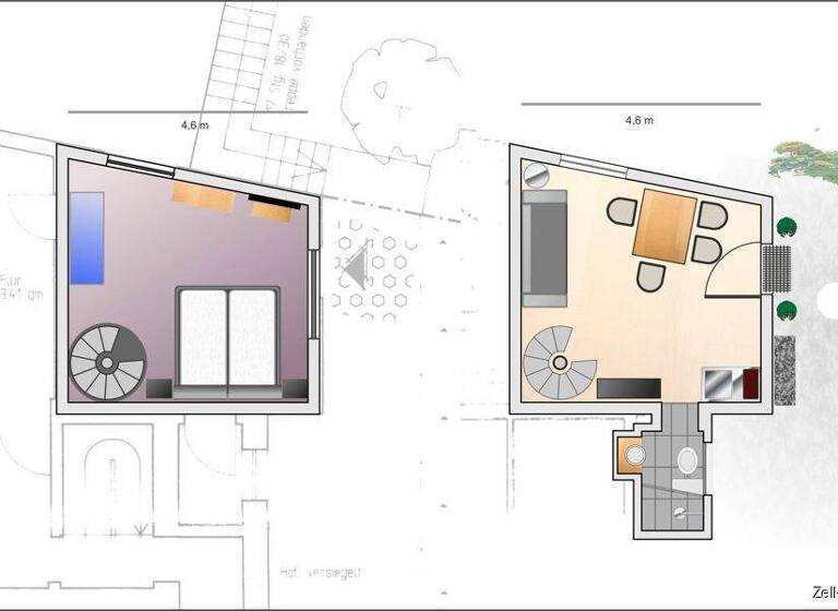 Maisonette zur Miete 390 € 2 Zimmer 42 m² frei ab 01.05.2026 Aulhausen Rüdesheim am Rhein / Aulhausen 65385