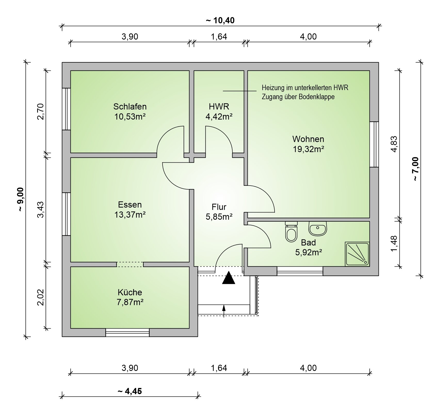 Einfamilienhaus zum Kauf 280.000 € 2,5 Zimmer 67 m²<br/>Wohnfläche 1.397 m²<br/>Grundstück Alte Dorfstraße 78 Vierhöfen Vierhöfen 21444