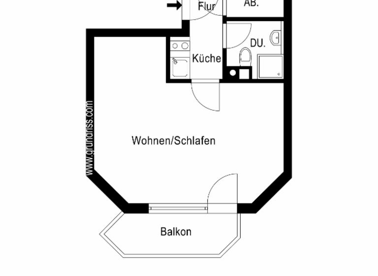 Studio zum Kauf als Kapitalanlage geeignet 155.000 € 1 Zimmer 33 m² Werderau Nürnberg 90441