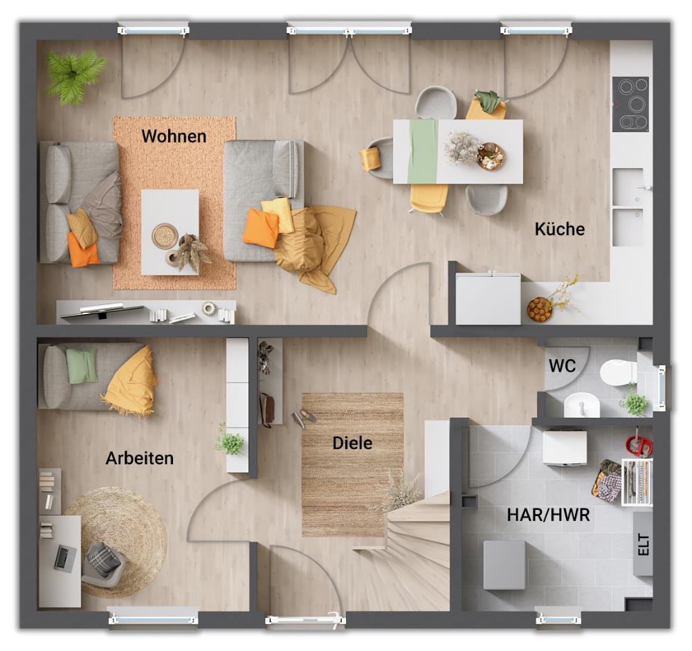 Einfamilienhaus zum Kauf 224.690 € 4 Zimmer 119 m²<br/>Wohnfläche 535 m²<br/>Grundstück Nieste 34329