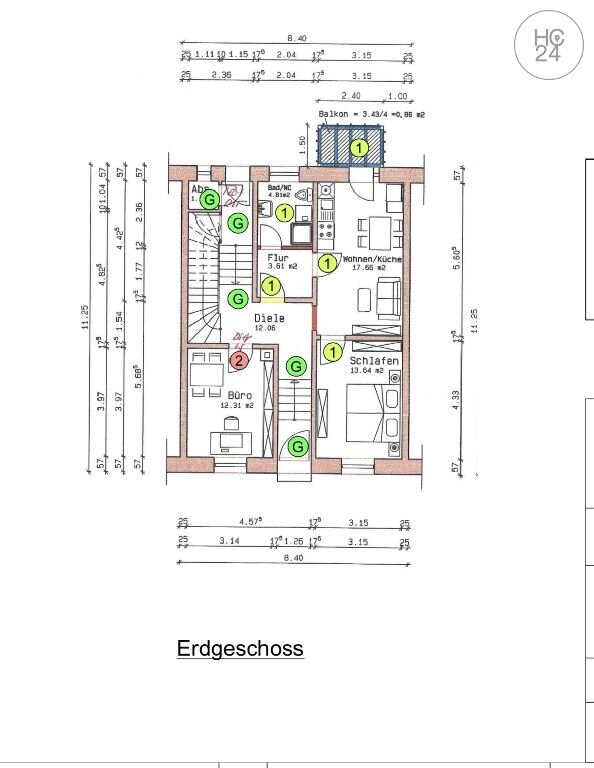 Wohnung zur Miete Wohnen auf Zeit 1.450 € 2 Zimmer 43 m²<br/>Wohnfläche 01.12.2024<br/>Verfügbarkeit Altstadt Ulm 89073