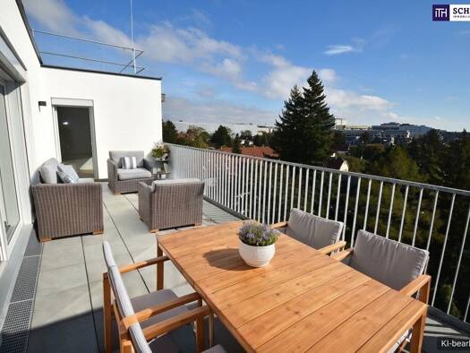 Penthouse zur Miete - Erstbezug 3.052 € 5 Zimmer 152,6 m² 5. Geschoss Breitenfurter Straße Meidling 1120