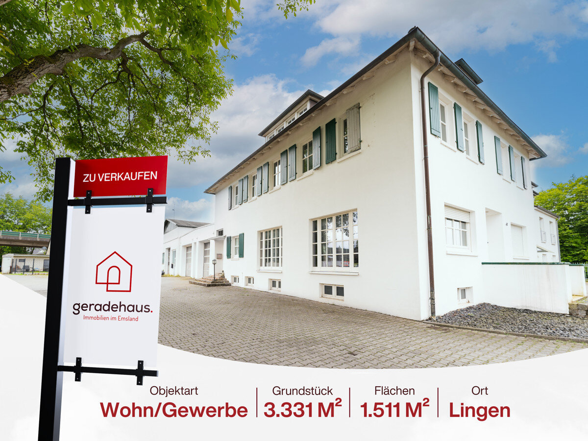 Haus zum Kauf 1.840.000 € 17 Zimmer 406 m²<br/>Wohnfläche 3.331 m²<br/>Grundstück Lingen Lingen / Laxten 49809