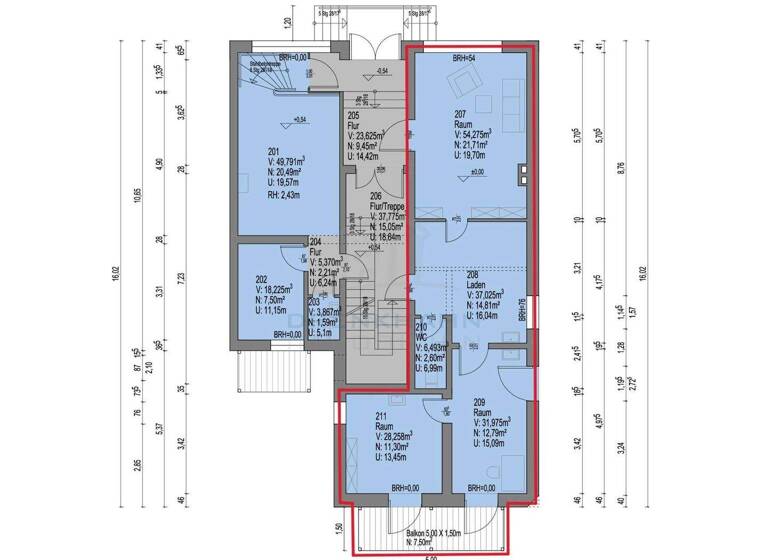 Bürofläche zur Miete 1.349 € 4 Zimmer 90,2 m² Bürofläche Doberaner Straße 53 Kröpeliner Tor-Vorstadt Rostock 18057