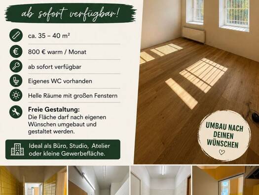 Wohnung zur Miete 600 € 2 Zimmer 35 m² frei ab sofort Prenzlauer Berg Pankow 10407