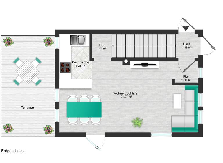 Wohnung zum Kauf 645.000 € 3 Zimmer 57 m²<br/>Wohnfläche Rantum Sylt 25980