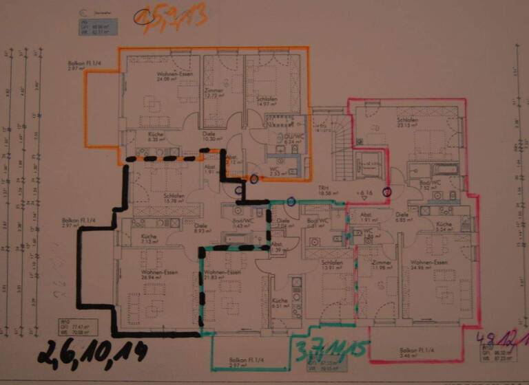 Wohnung zur Miete 1.290 € 3 Zimmer 91 m² Geschoss 2/4 frei ab 01.05.2026 Bad Kissingen 97688