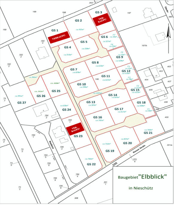 Grundstück zum Kauf 115.600 € 680 m²<br/>Grundstück Niedermuschütz Nieschütz 01665